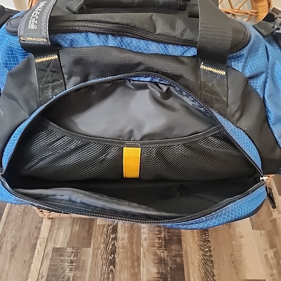 OGIO Duffle Sports Gym Travel Bag Blue & Black 50 Liter All Terrain