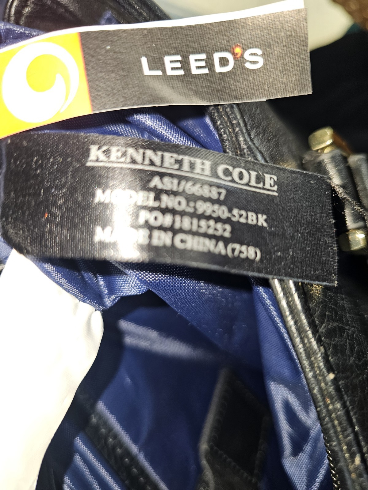 Kennith Cole Reaction Leeds Large Capacity Laptop Case Multi-Sections Briefcase