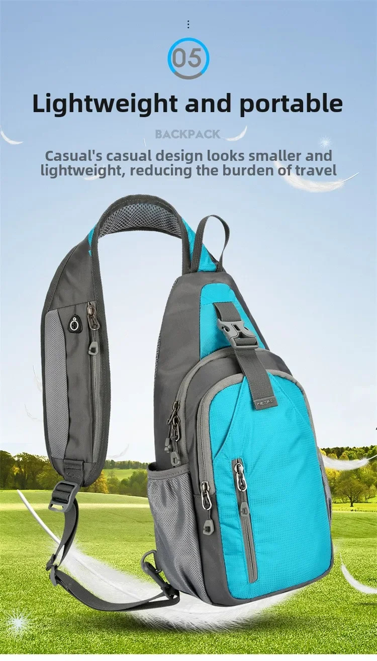 outdoor hiking bike shoulder bag waterproof sports crossbody bag travel backpac