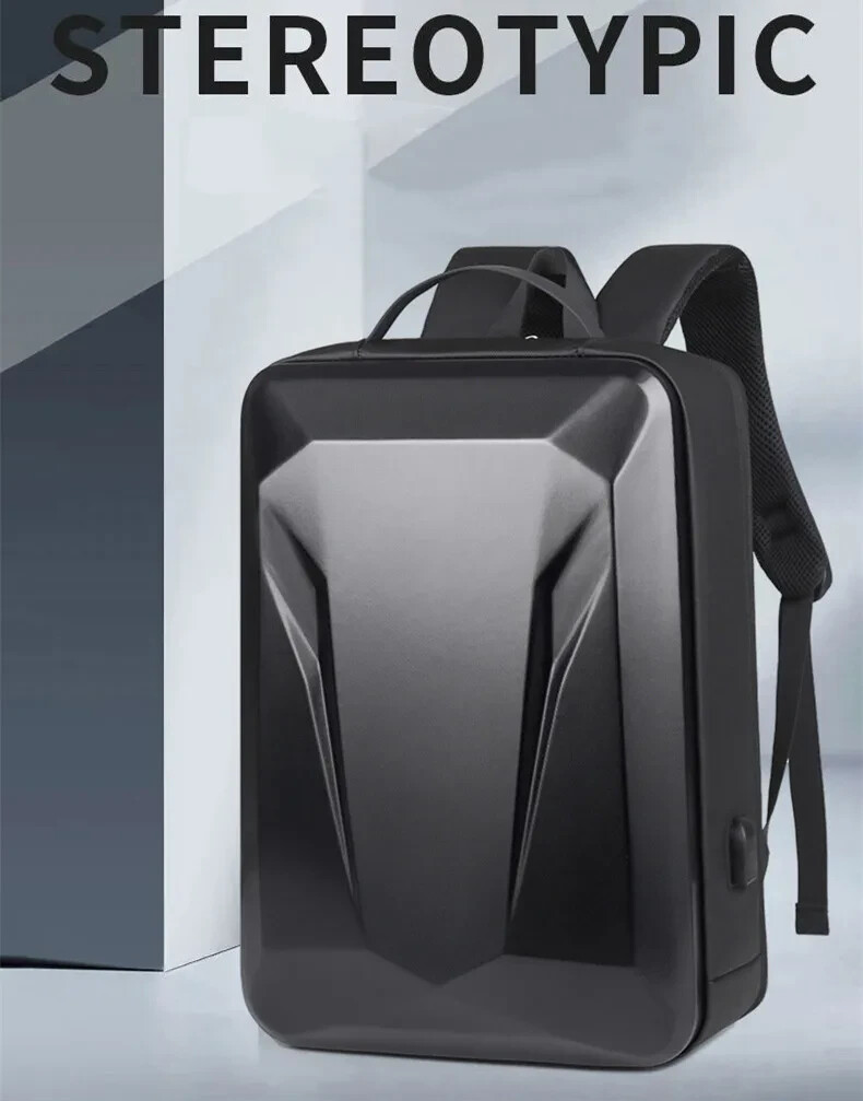 Men’s E-Sports Hard Shell Backpack 15.6 /18 Inch Anti-theft Lock Waterproof