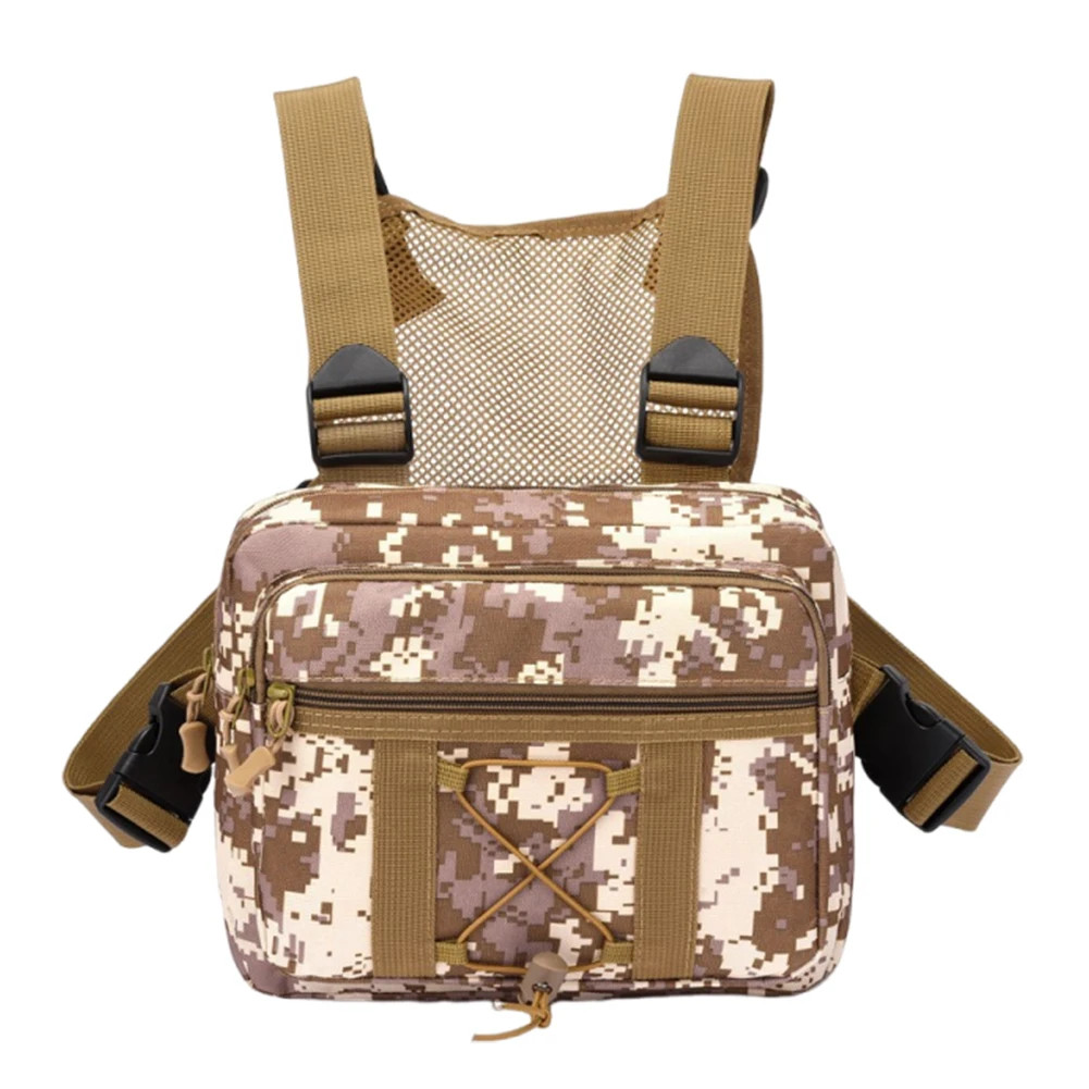 Outdoor Cycling Chest Bag Large Capacity Multifunctional Vest Chest Bag Mul