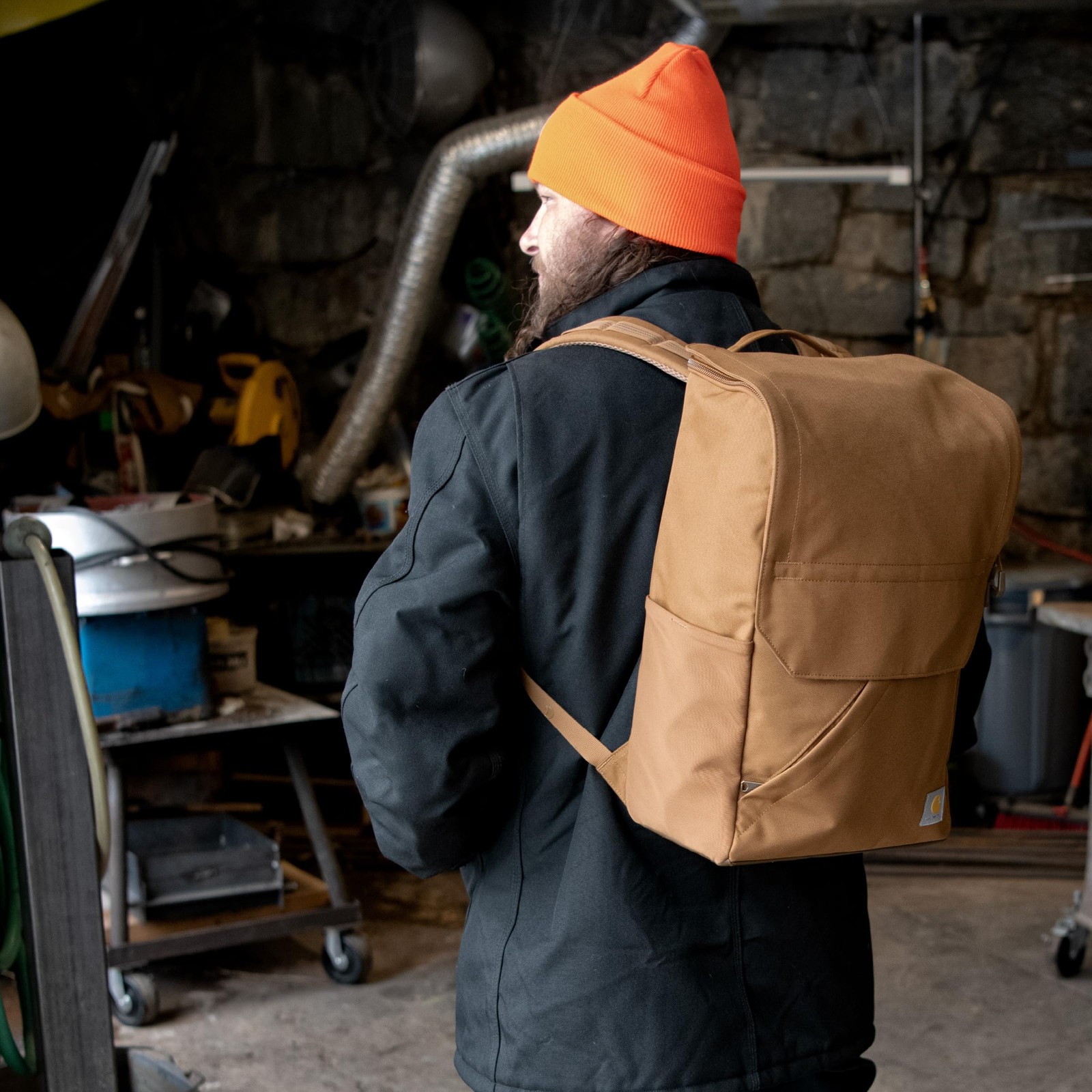 Carhartt 21L Top-Load Backpack, Durable Water Resistant Coated Canvas Base W/…