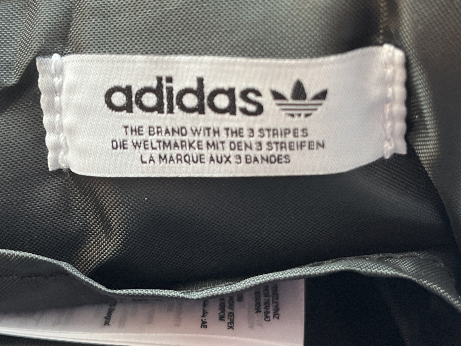 NEW Adidas Black Adicolor Small Sling Bag Compact Crossbody Bag Adjustable Strap
