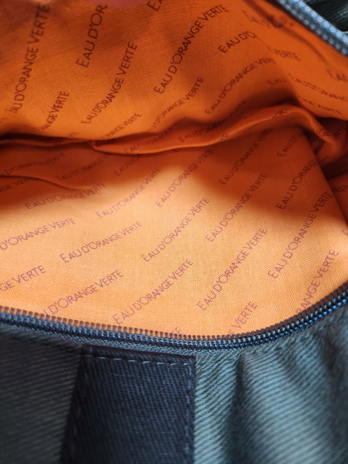 Hermes Eau De Orange Verte Mens Toiletry Travel Bag VTG? Luxury Brand EUC Green