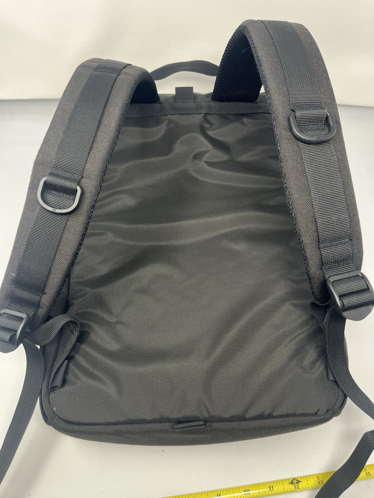Topo Designs Rover Pack Backpack Black Hiking Kidango Logo Laptop Tote Rucking