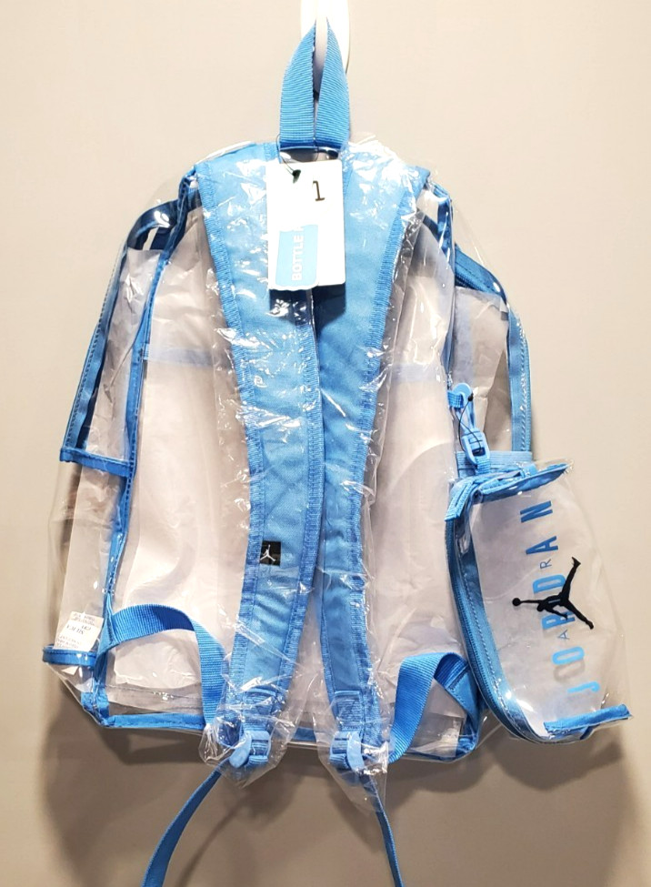 Nike Jordan Jumpman Clear Backpack School University Blue 18″ x 12″ x 5″