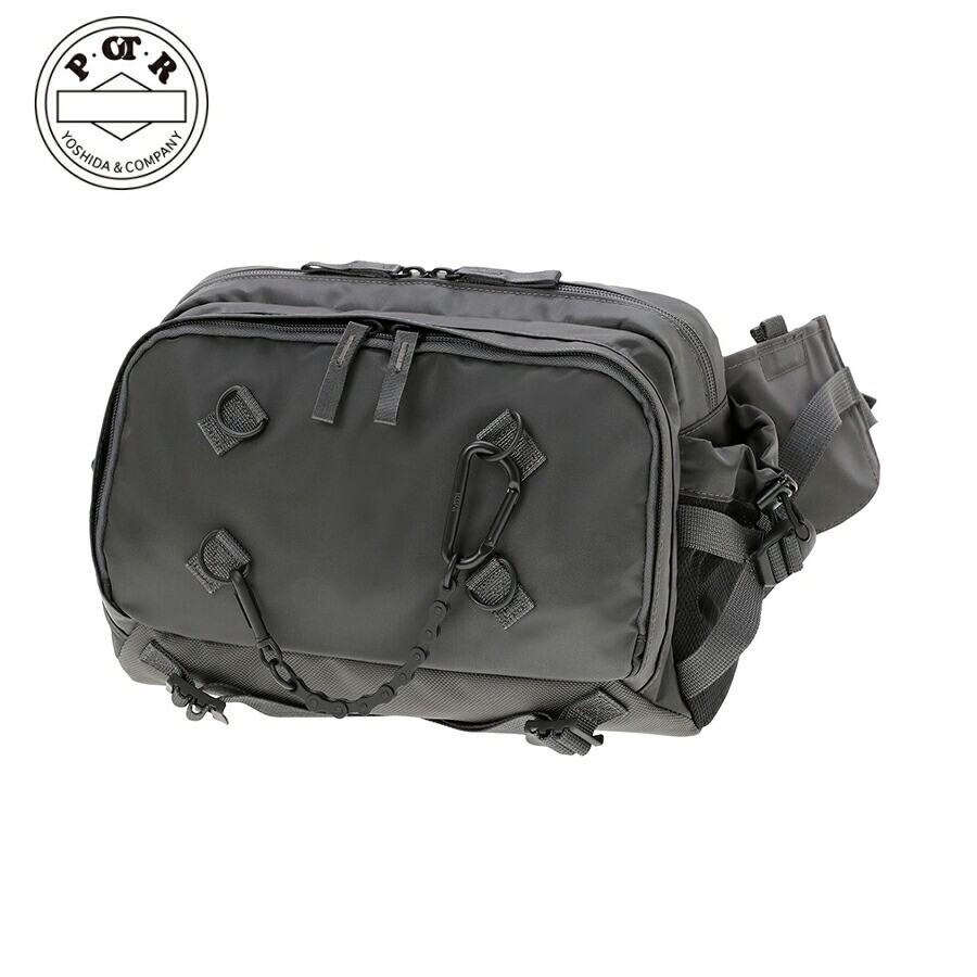 POTR POTR RIDE Nylon WAIST BAG 997-26858-11 Graphite Yoshida & CO. fanny pack