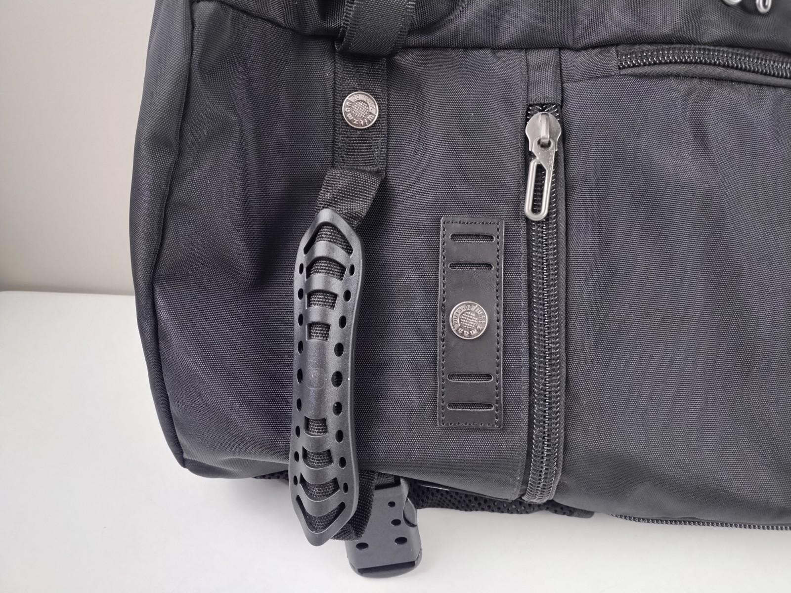 WITZMAN 3-in-1 Black Travel Backpack Duffel Bag Canvas Carry On – 20/13-06