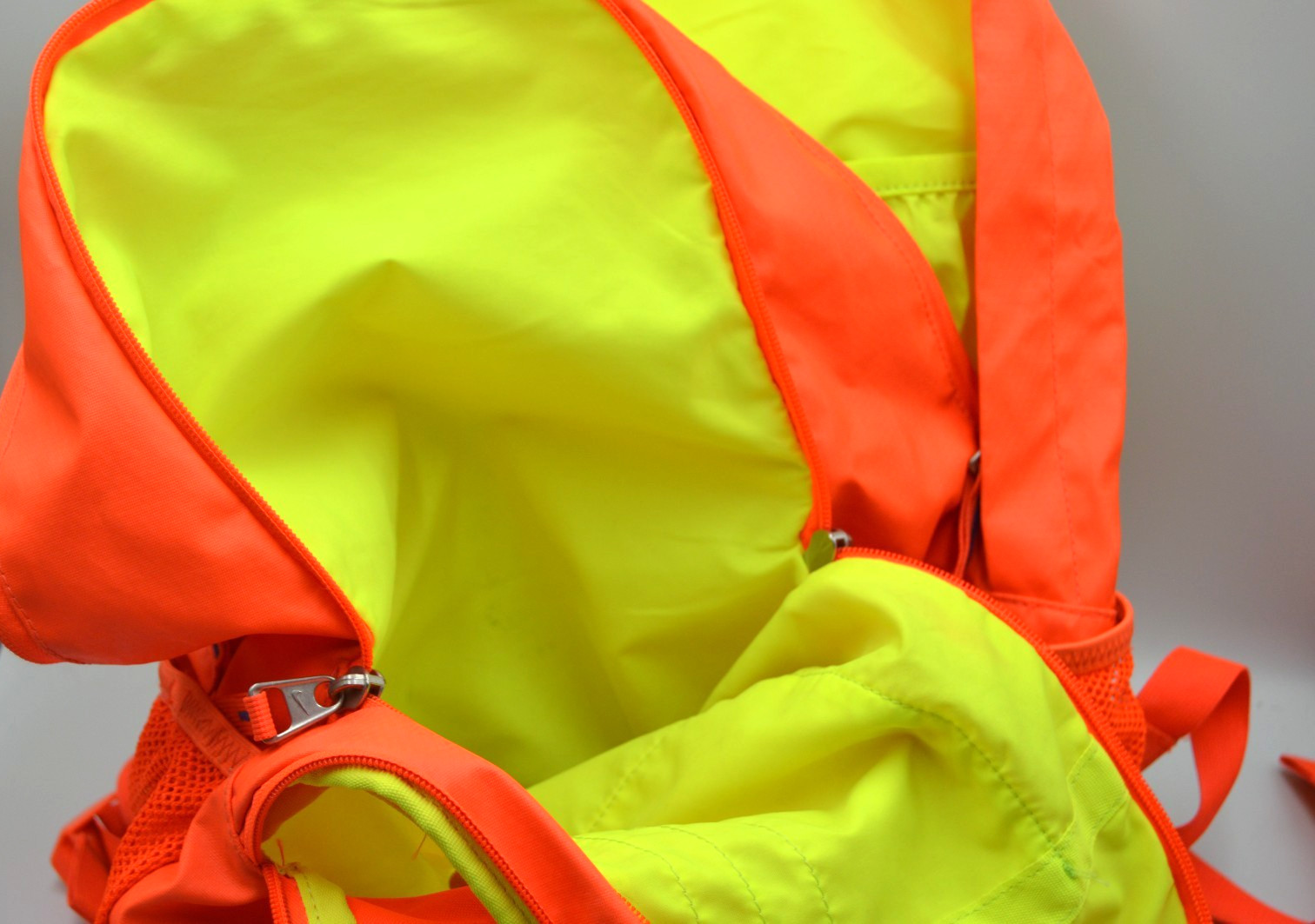 Nike Max Air Backpack Orange Neon Volt Yellow Blue Athletic Sports Bag