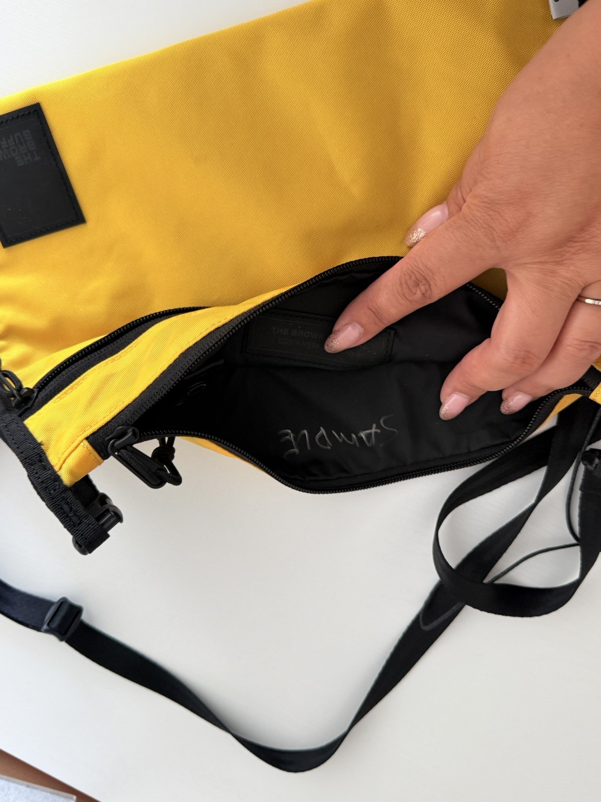 THE BROWN BUFFALO Nylon Shoulder Bag Packersling STORMPROOF TBB Sample Bag