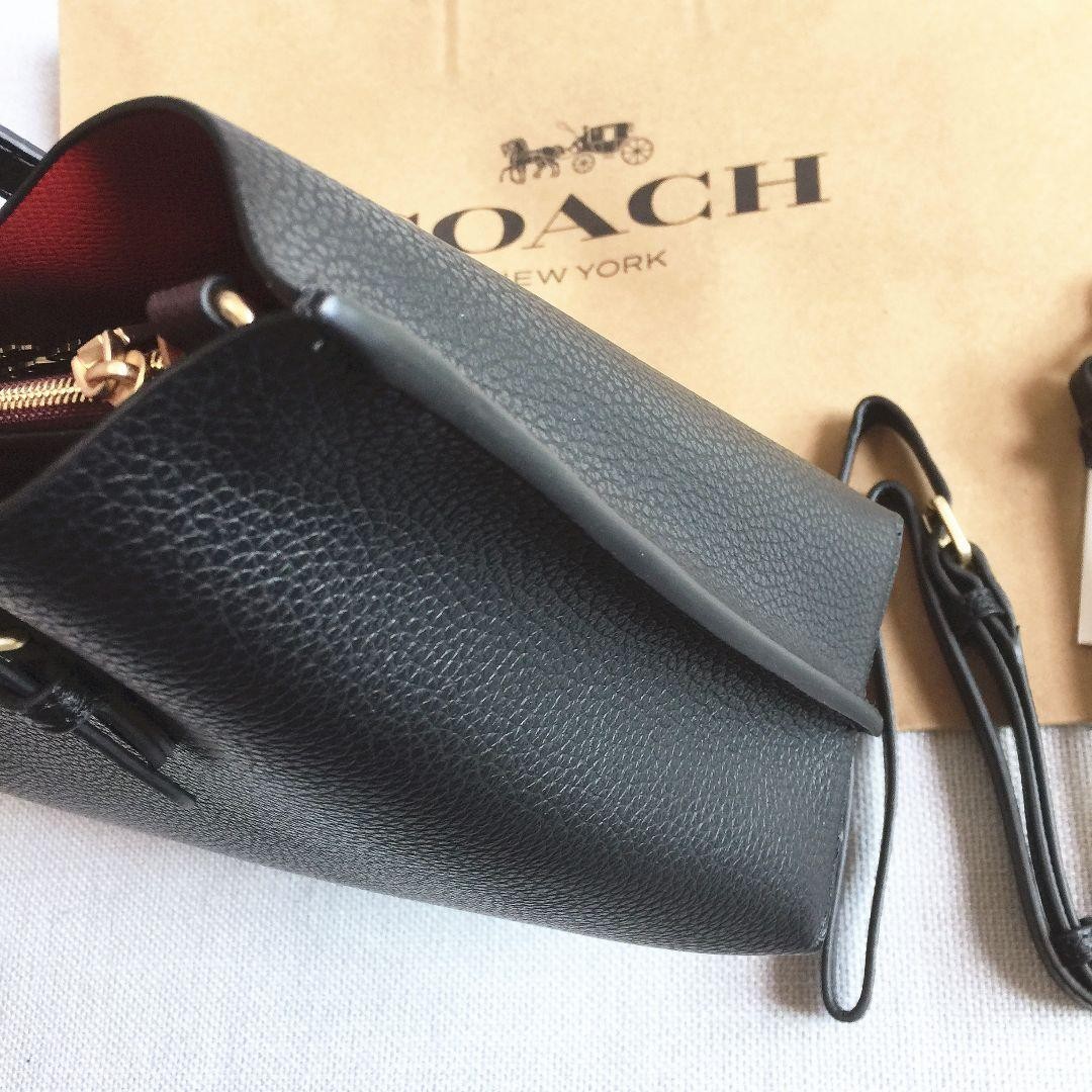 Coach C4084 Mollie Tote 25 Black 2Way Shoulder Handbag Outlet Japan