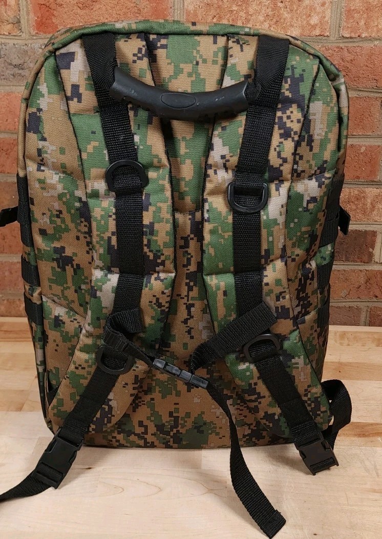 Vanguard Marine Corps Molle Backpack Digital Woodland Travel Bag