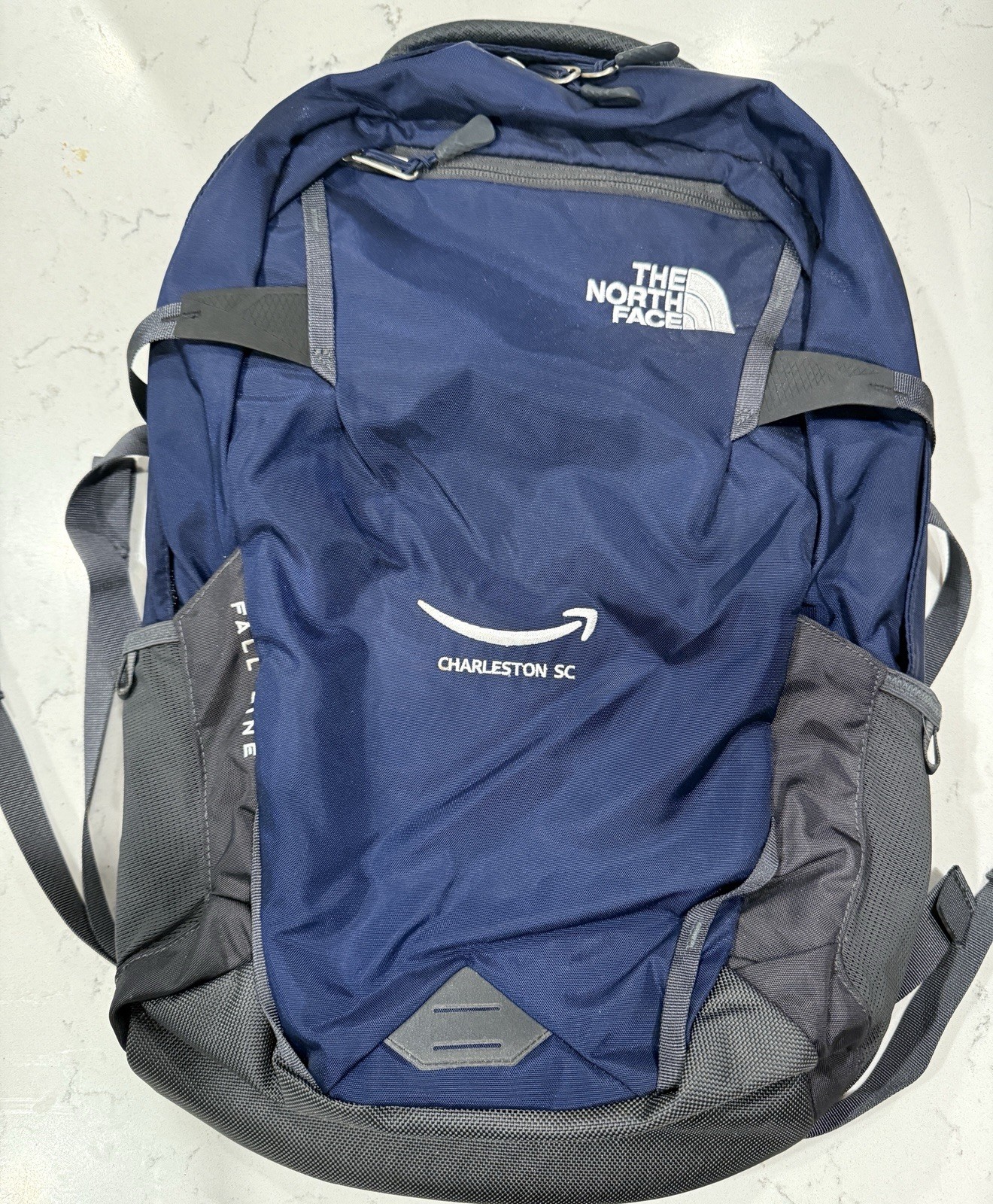 THE NORTH FACE 28L Fall Line Backpack Navy Blue & Gray Brand New