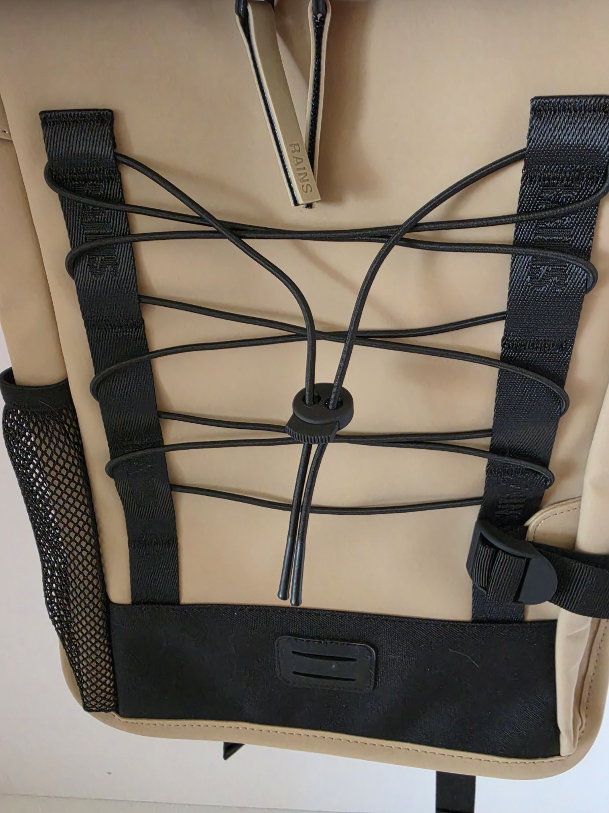 RAINS Trail Mountaineer Backpack NEW with Tags Sand/Black Waterproof