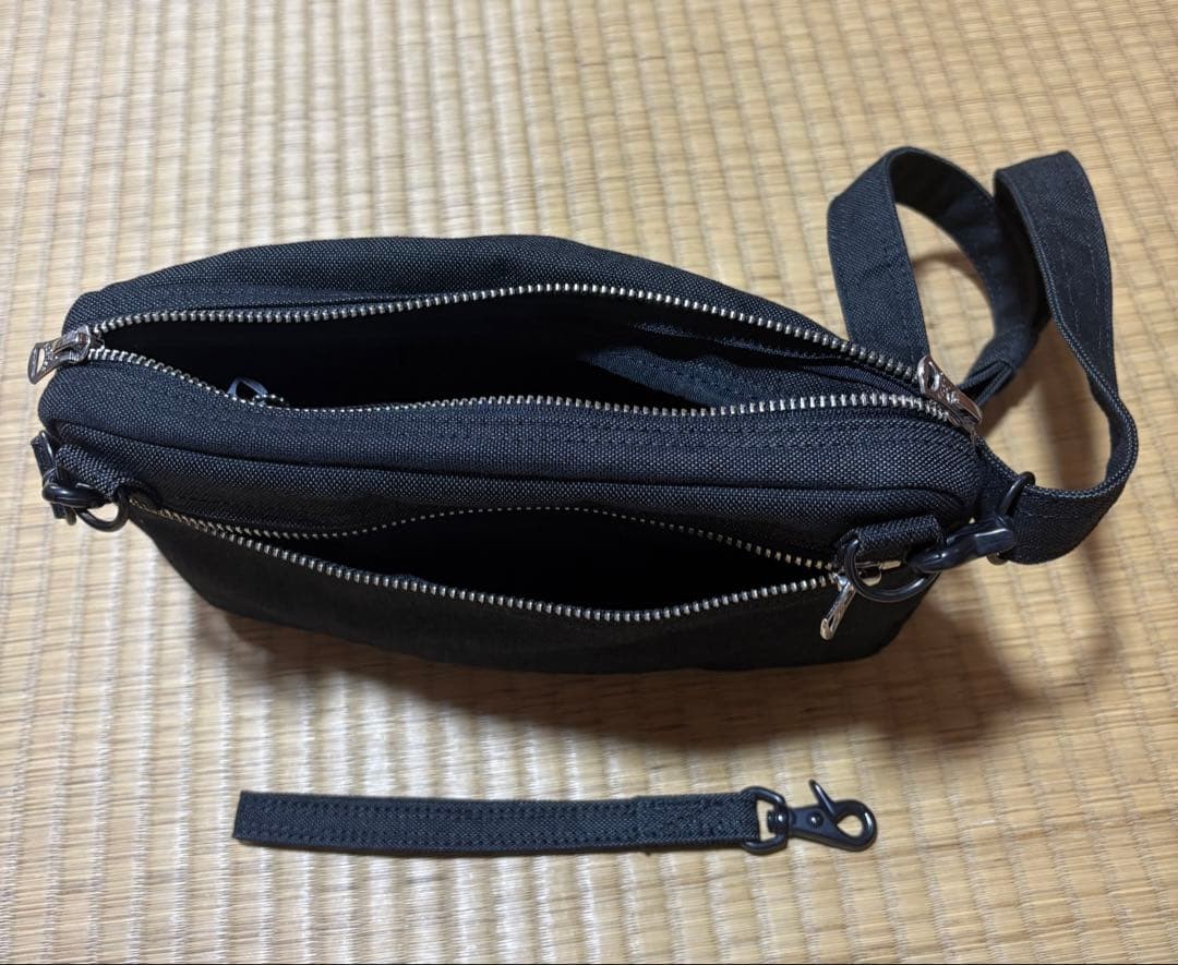 PORTER YOSHIDA SMOKY 2WAY Shoulder Bag Black made in Japan Authentic