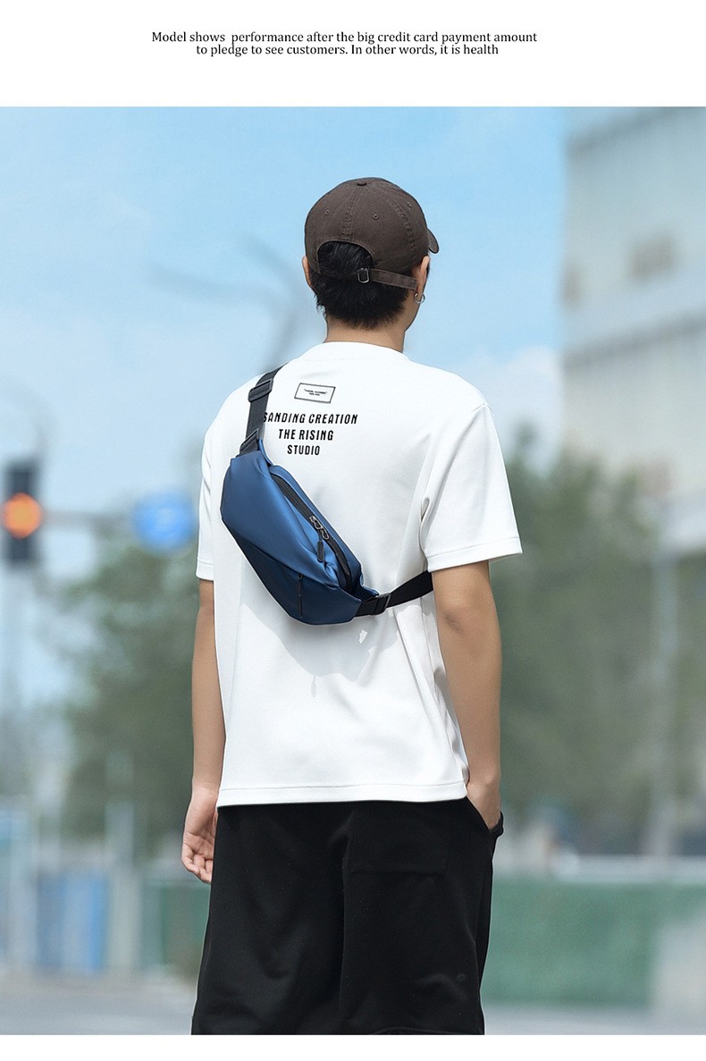 Sling Chest Bag Crossbody Fanny Pack 4 Colors For Men Women Sports Daily Use