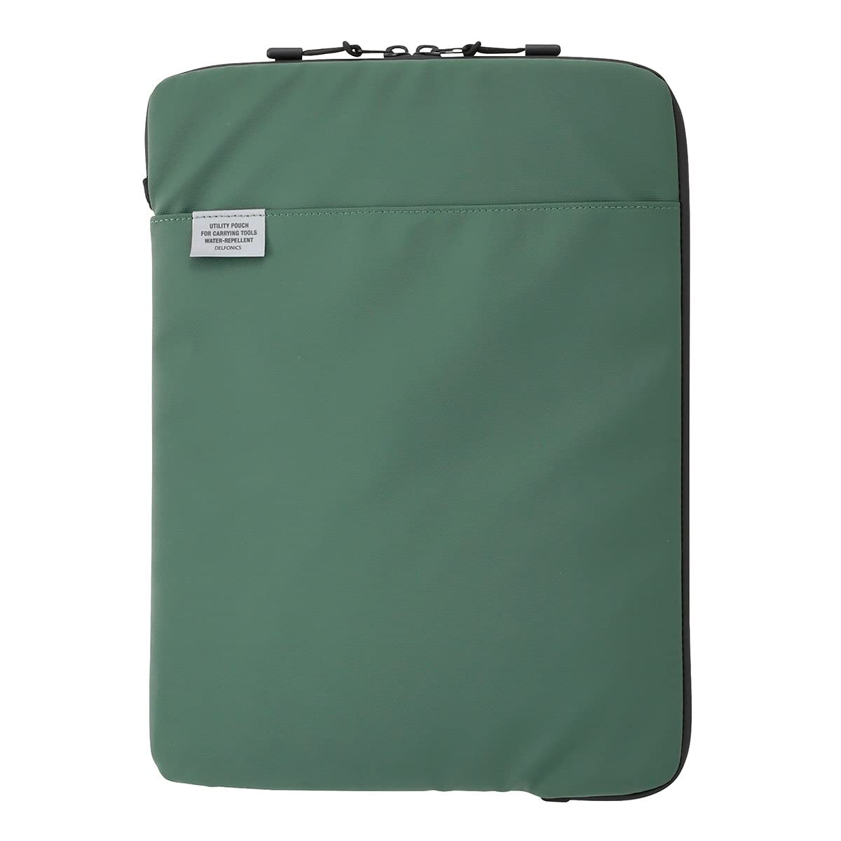 DELFONICS Inner Carrying Water Repellent Computer Case 13 Inch (Dark Green)