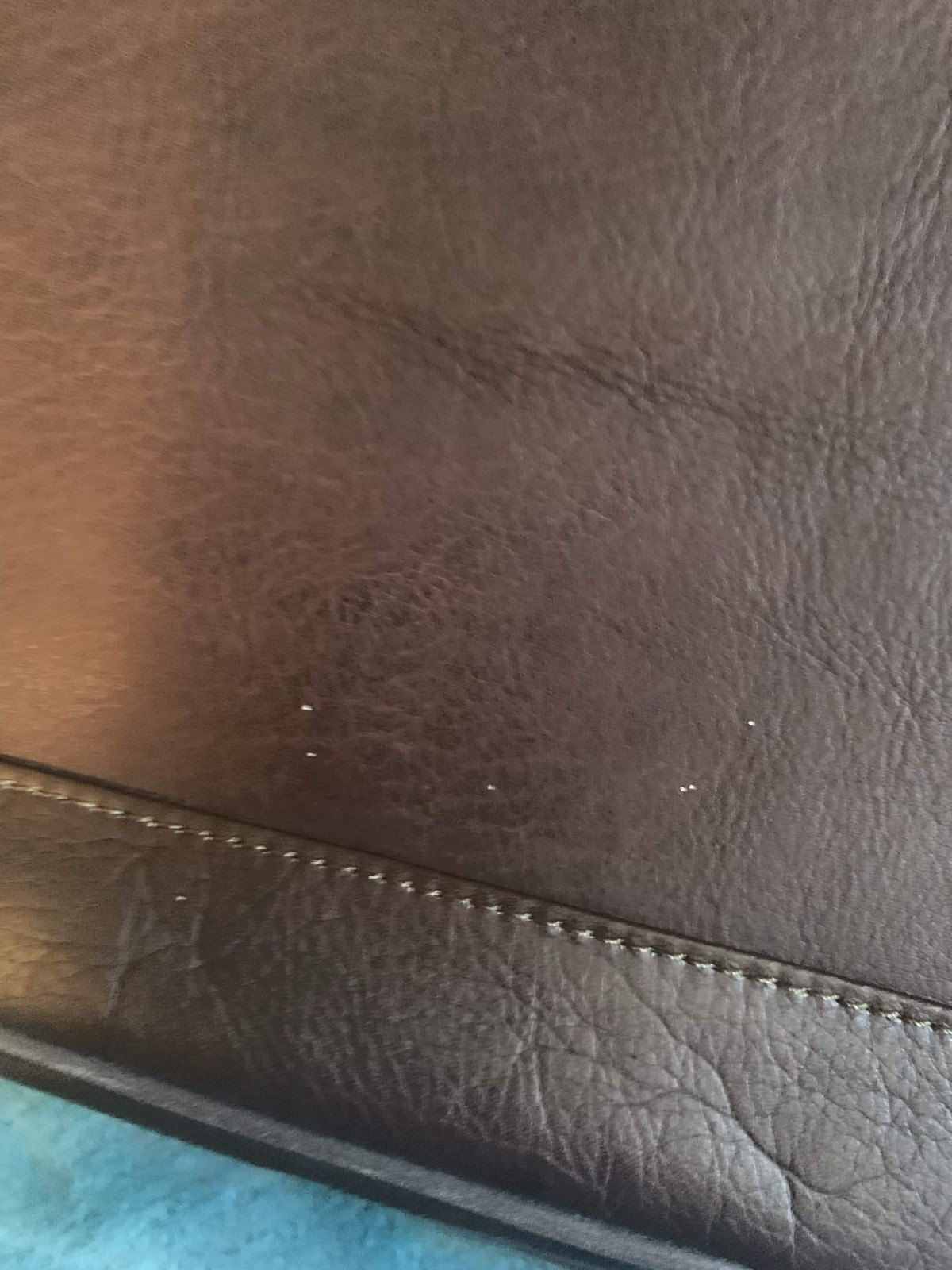 Kenneth Cole Reaction briefcase brown genuine leather laptop messenger bag
