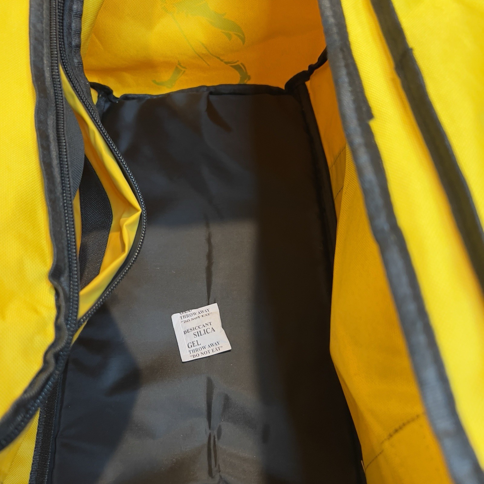 New Johnny Walker Keep Walking Duffle Bag Weekender Gym Bag Yellow & Black