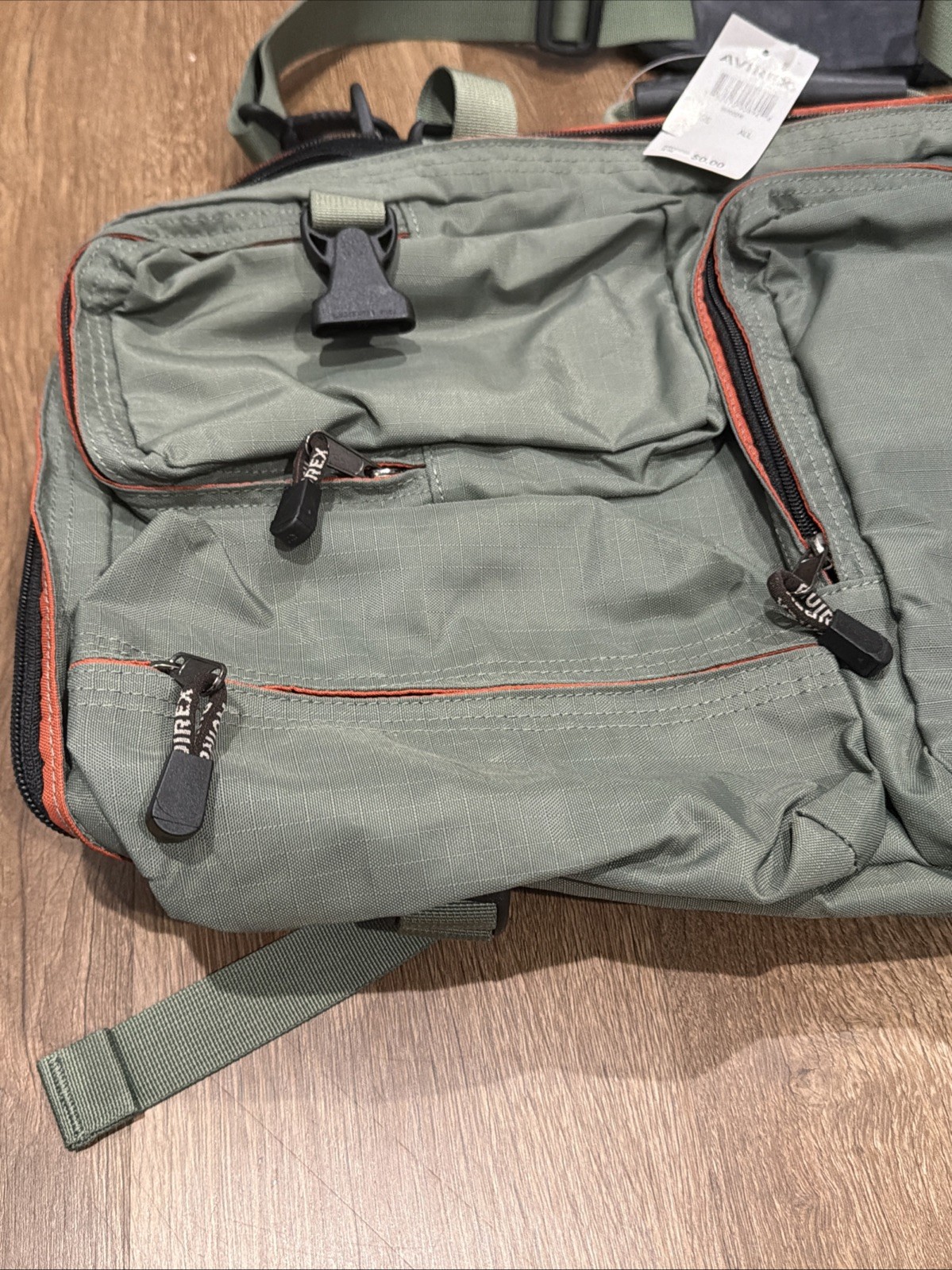 SAMPLE AVIREX U.S.A Aviator Nylon Shoulder Messenger Bag #AVX3328 Made In USA