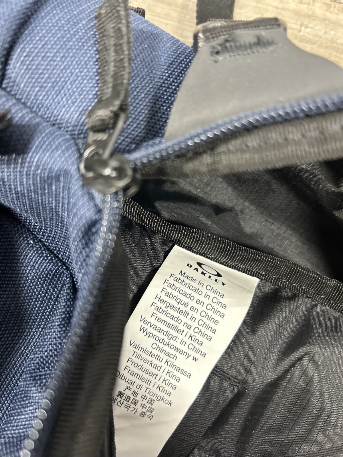 Oakley ‘Columbus blue jackets team issue’ Blue Backpack