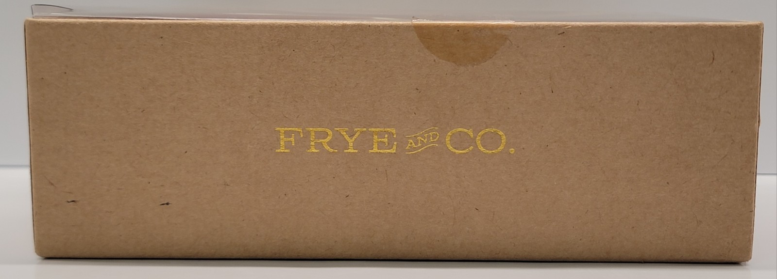 Frye and Co. Vegan Leather Tech Storage Case New In Box 8×4.5″ Brown