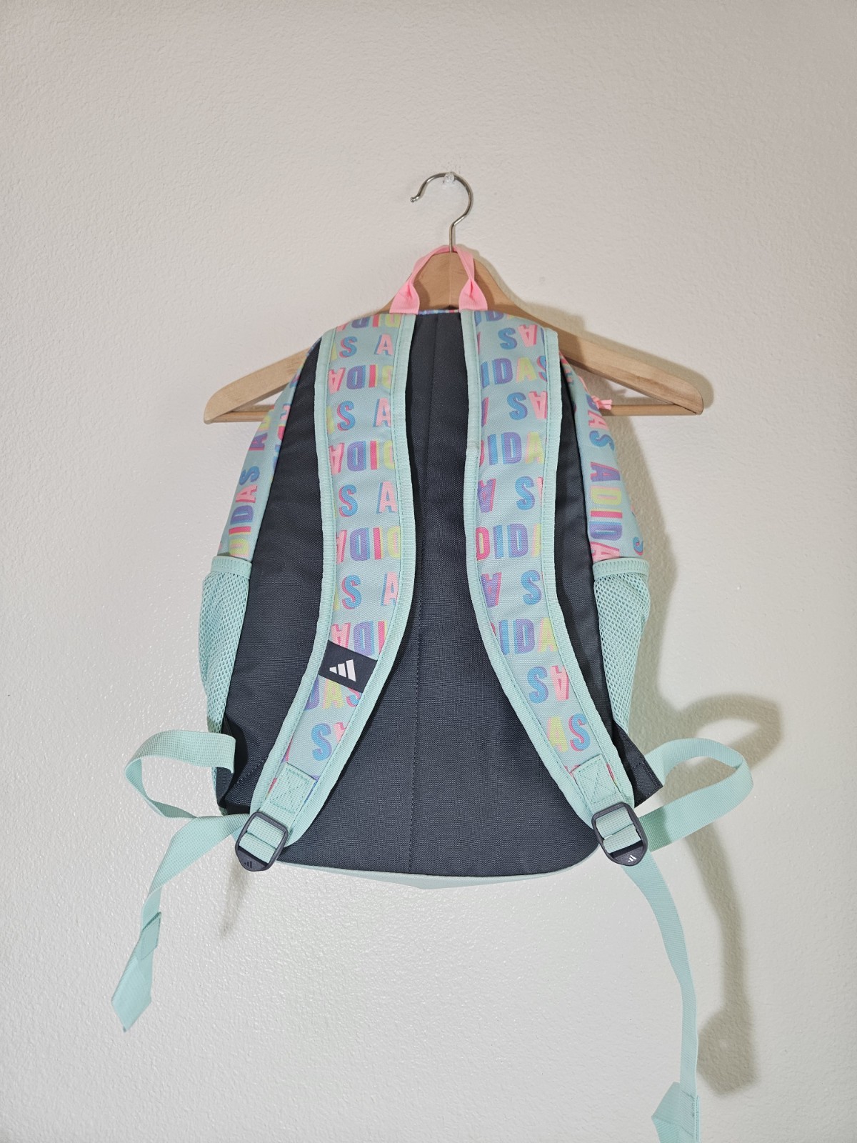 NWT Adidas BTS Originator School Backpack Aqua Pink Purple Spark