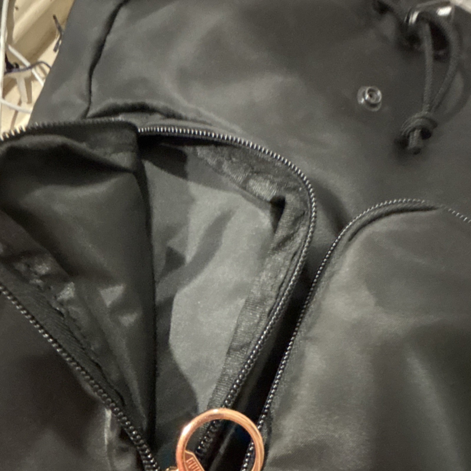 PUMA Black Backpack Drawstring Flap Top Zip Closure, Adjustable Straps, Pockets