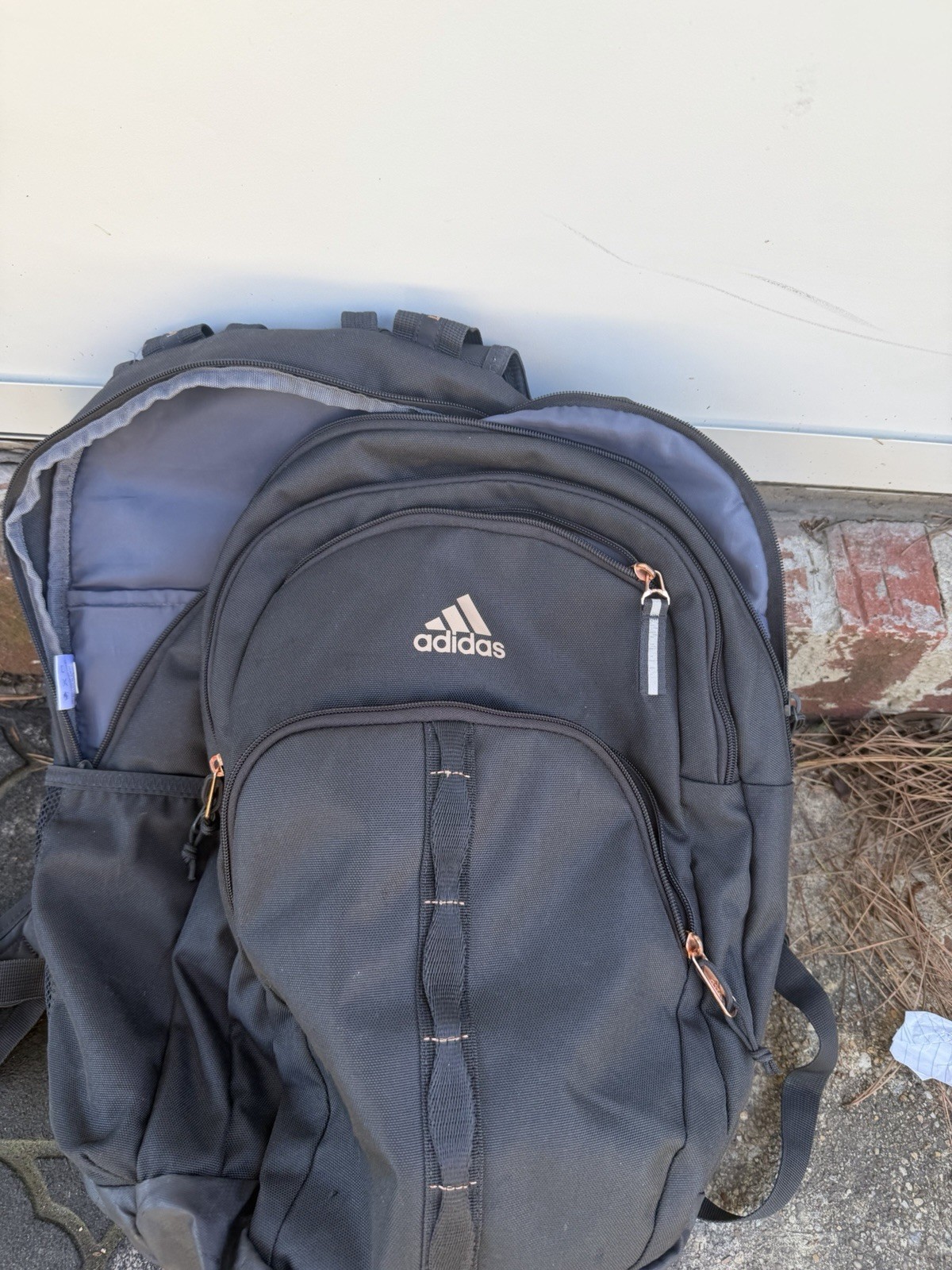 Adidas Prime 7 Backpack Black White OSFA School Travel Athletic Bag NEW WITH TAG