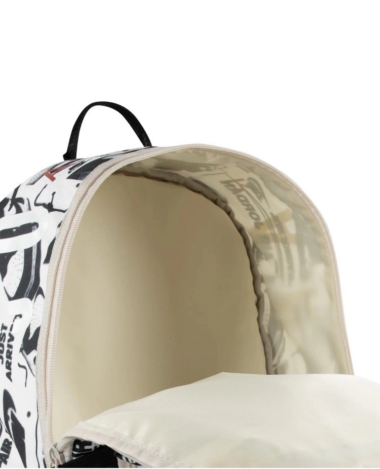 Jordan Air Patrol Allover Print Backpack 29L Black White Red Jumpman Bookbag