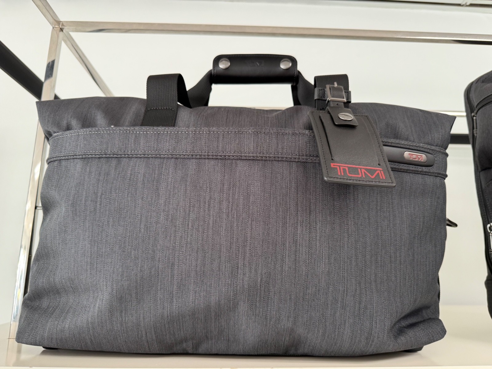 NEW – Tumi Expandable SOFT TRAVEL Satchel Duffel Bag – GRAPHITE CHARCOAL GREY