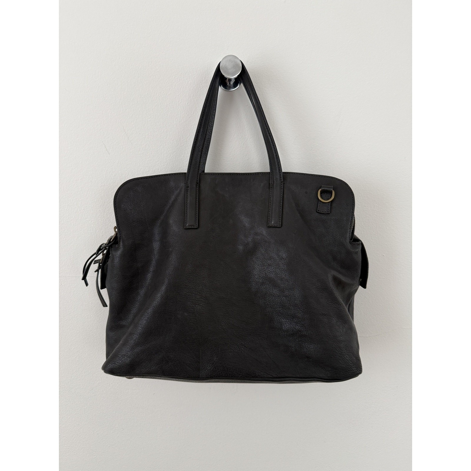 Officine Creative Leather Top Handle Shoulder Side Bag