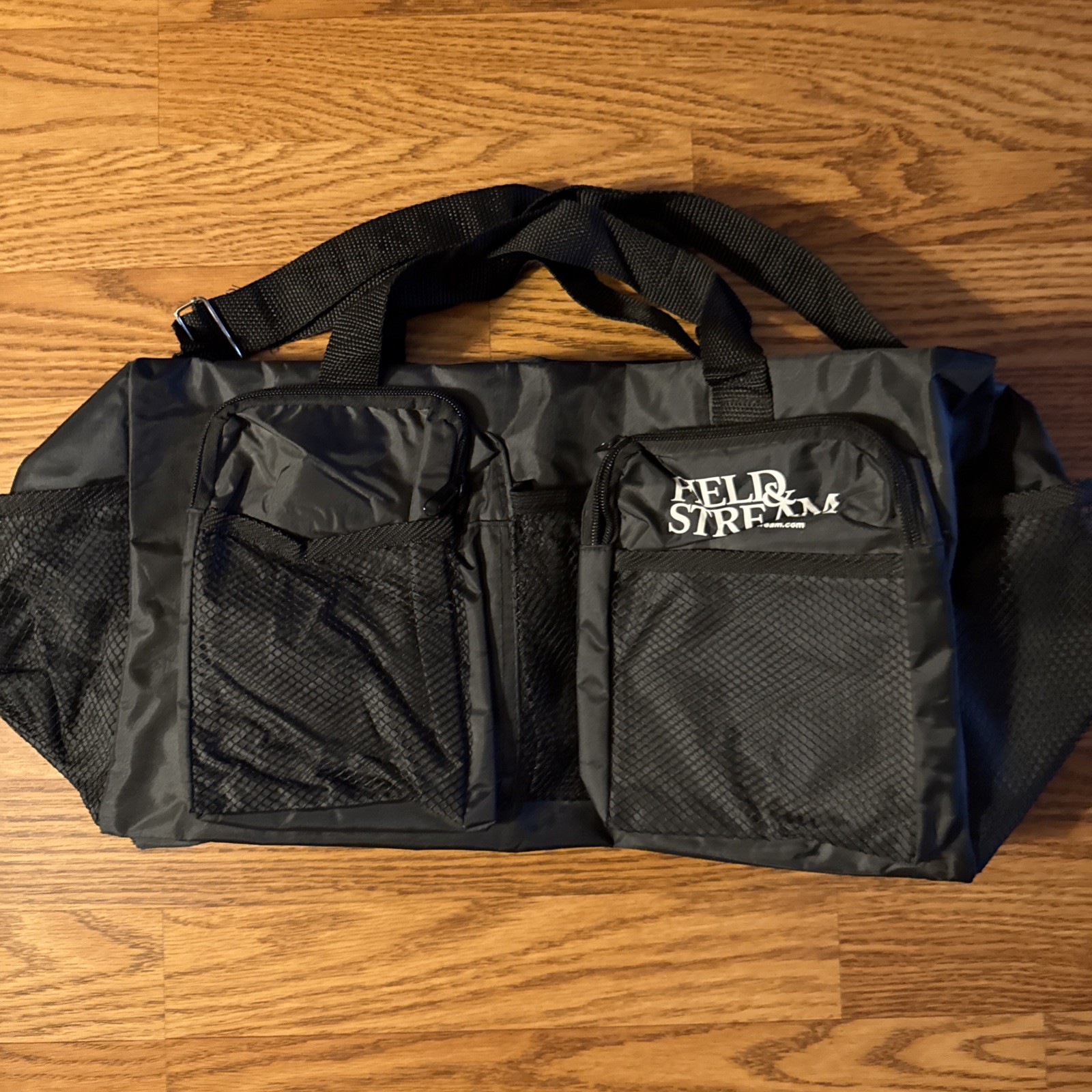 Field & Stream Nylon Black Duffle Bag 15″ X 9.5″