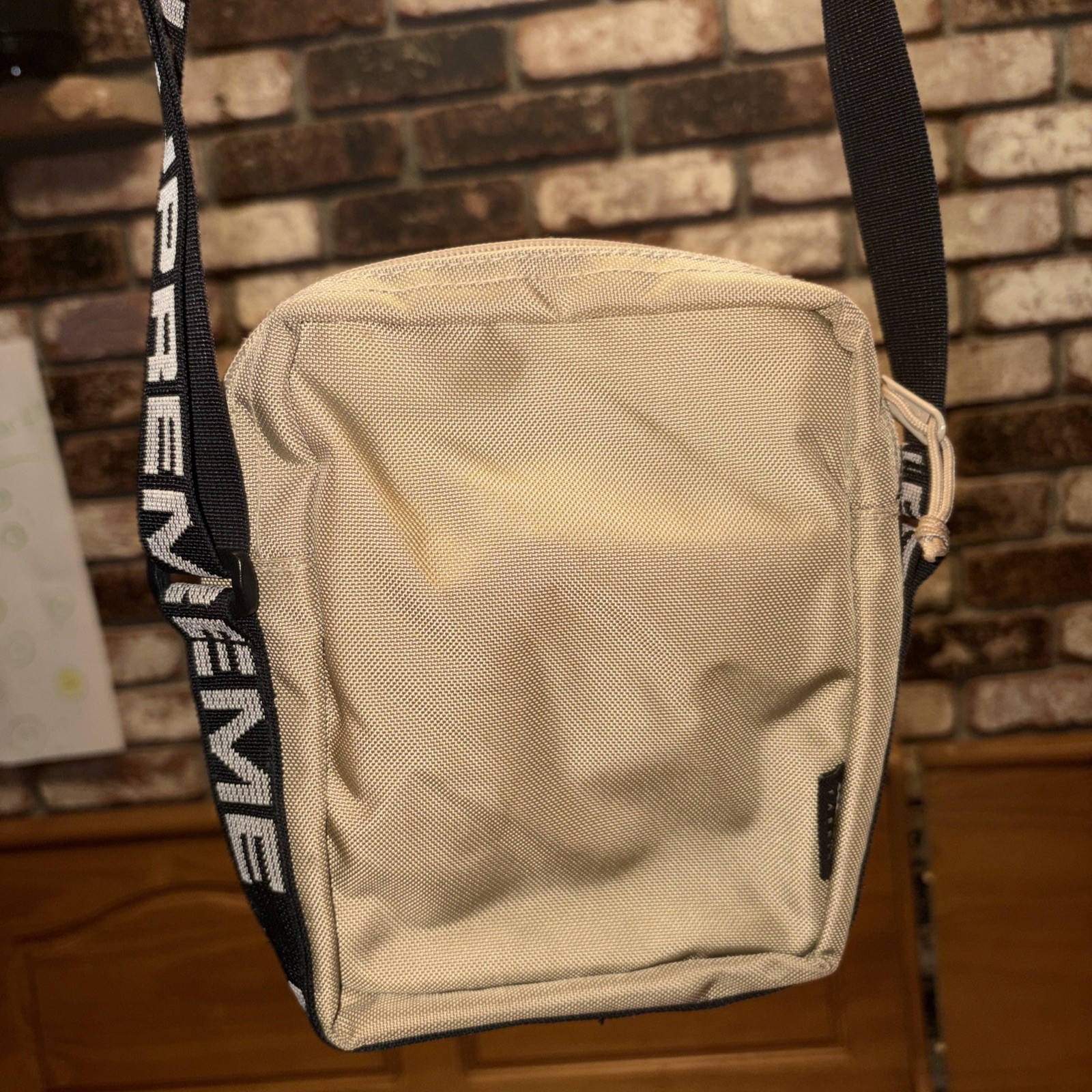 SUPREME SS18 Shoulder Bag Crossbody Messenger Bag Tan Khaki Beige