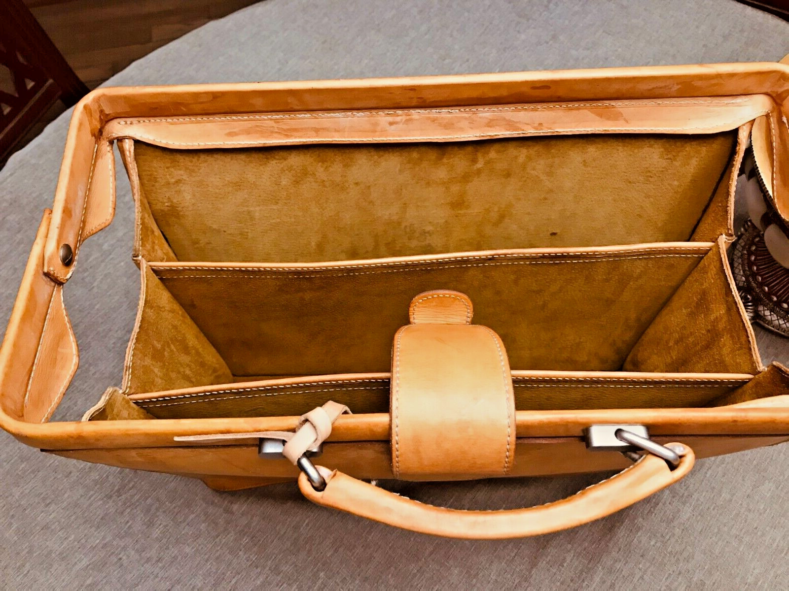 ORIGINAL BREE Tan Heavy Leather Briefcase Lawyer – Doctor Bag …. GERMANY