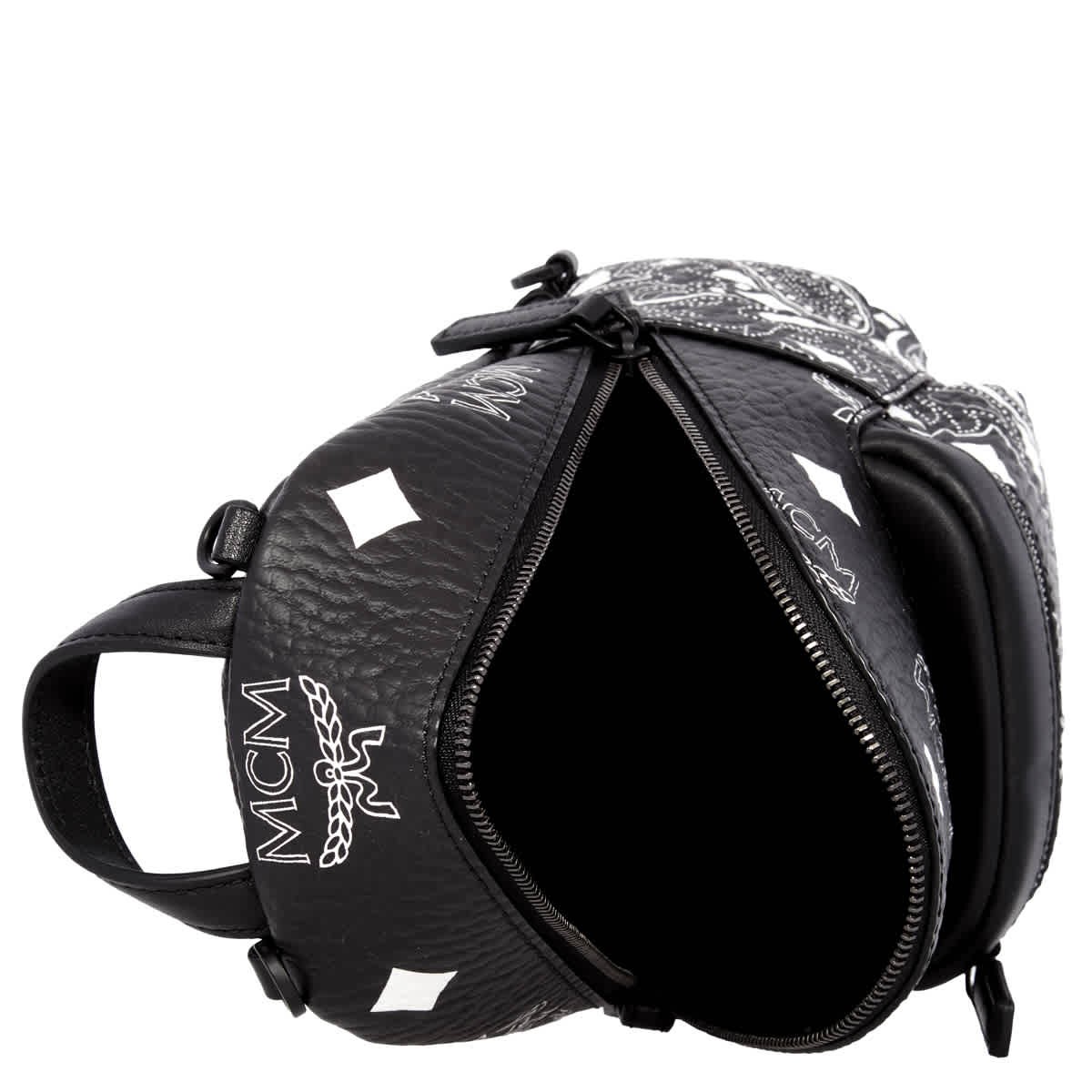 MCM Stark Bandana VI Mini Backpack MMKDAVE05BK001