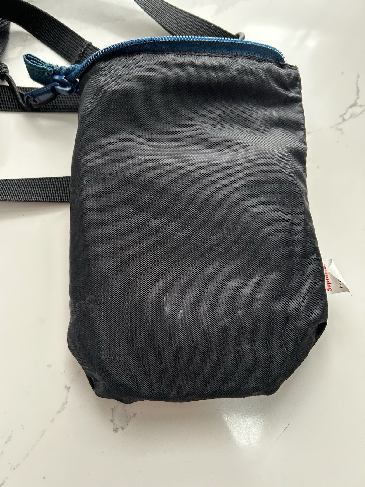 FW19 Supreme shoulder bag utility pouch Cordura nylon teal