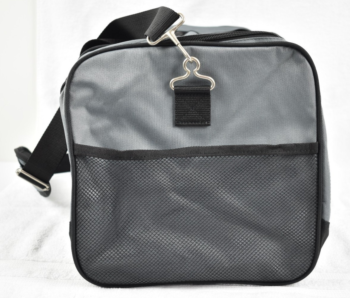 Everest Crossover Duffle Bag w/ Shoulder Strap / Gray/Black / 20″x10″x10″