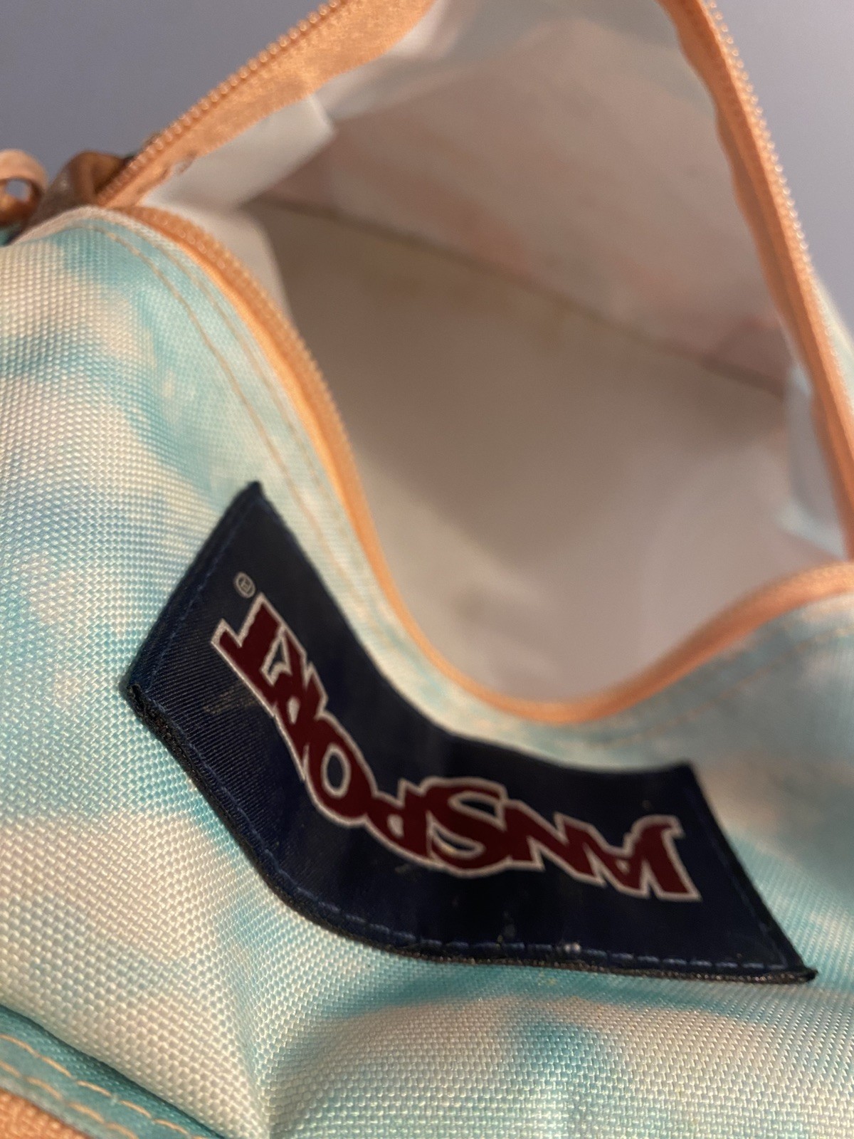 Jansport Backpack Tie Dye Color Splash Pattern Padded Shoulder Straps