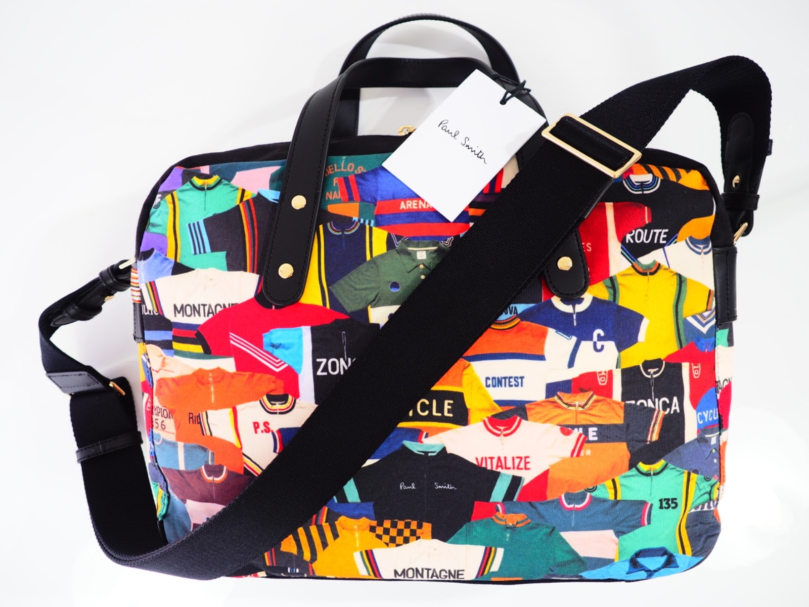 Paul Smith Laptop Bag Messenger Folio Bike Cycle Cycling Jersey NWT RRP £375.00
