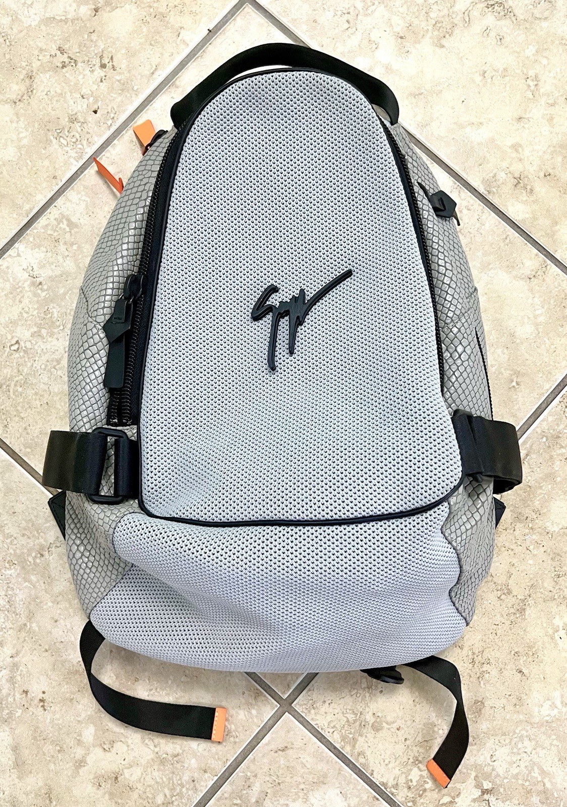 Giuseppe Zanotti Bud Signature Logo Backpack Excellent Condition