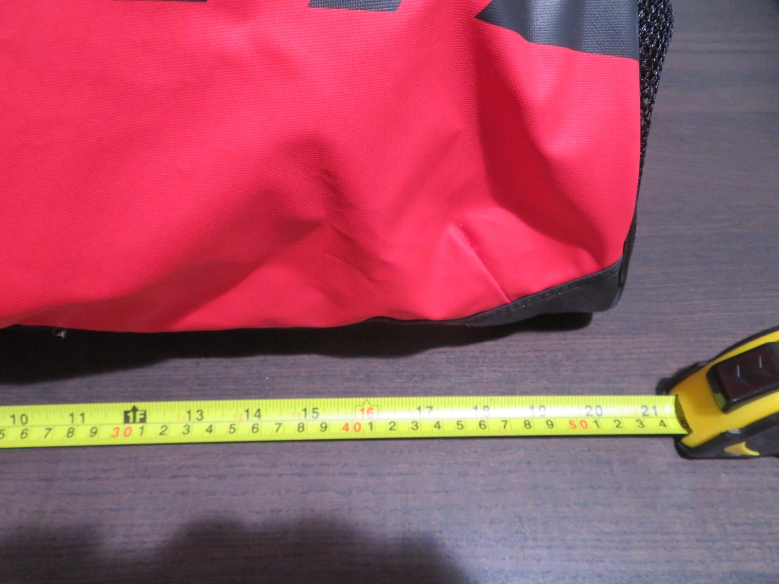 Team Issue Duffel Bag Red Small Water-Resistant Base Gym Bag Zip Up Sports
