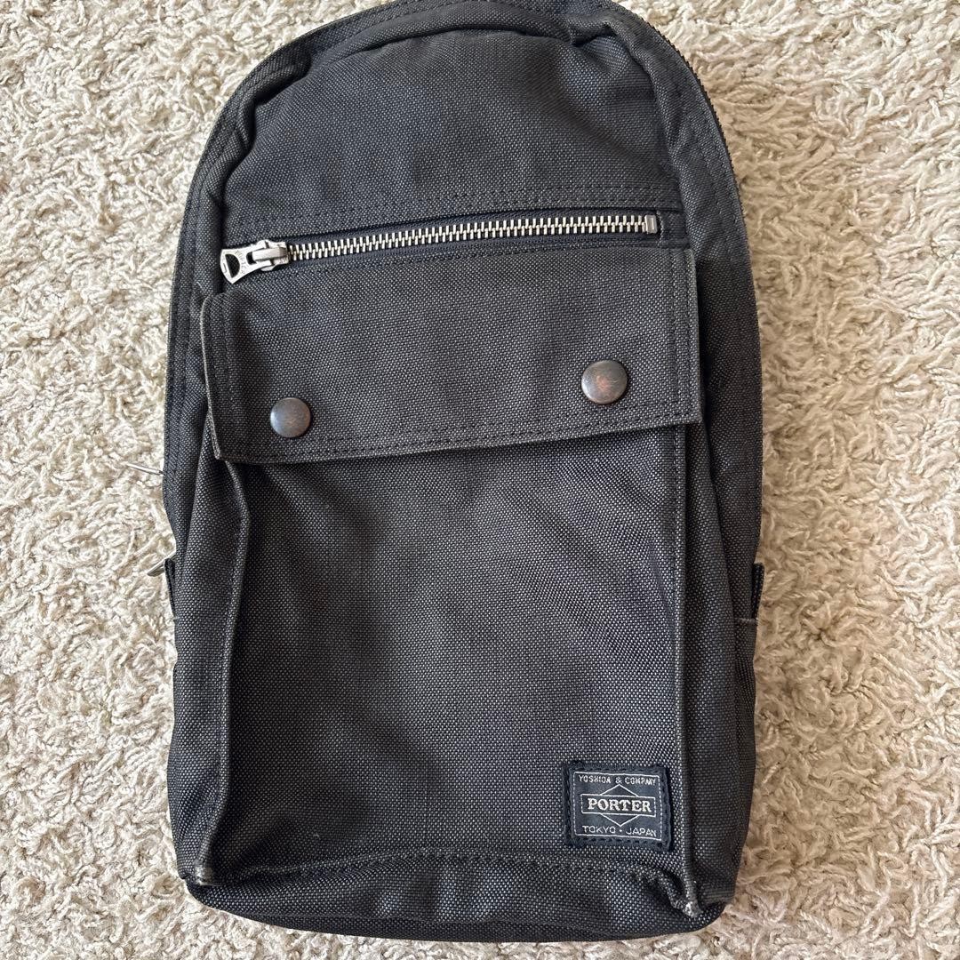PORTER YOSHIDA SMOKY 2WAY Shoulder Bag Black made in Japan Authentic