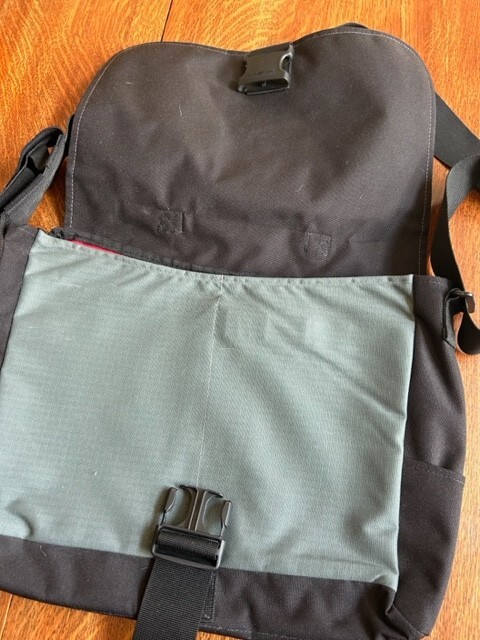 Vintage ’90s Comedy Central Messenger Bag 17″ Retro Grey /Black