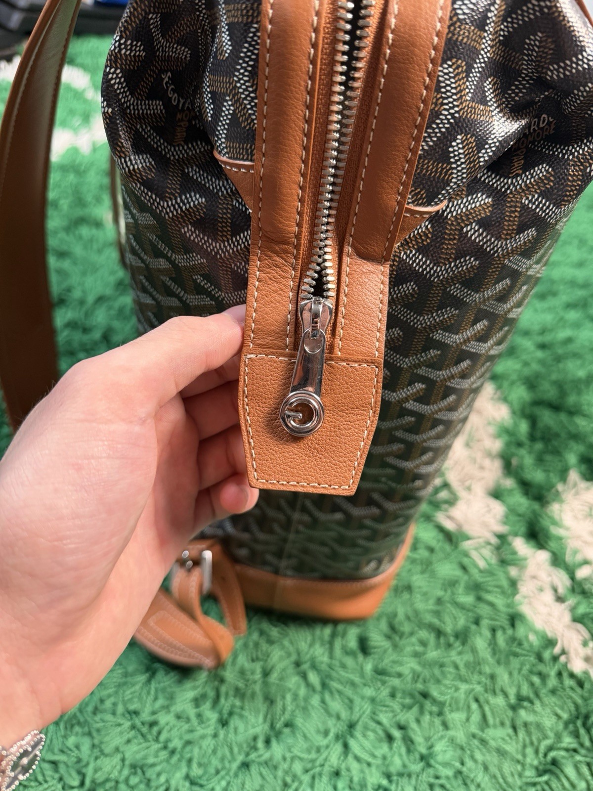 Goyard Cisalpin Backpack Black Tan – Perfect Condition