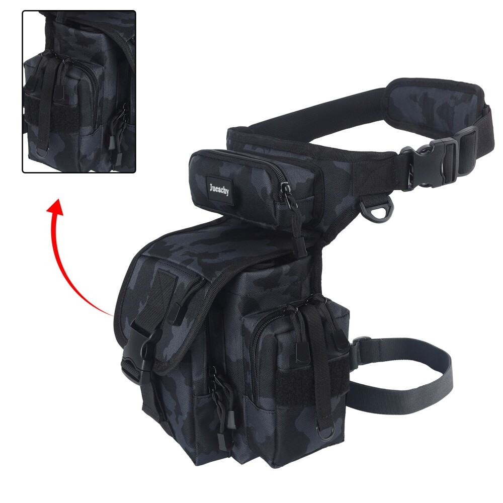Waterproof Waist Belt Fanny Pack with Drop Leg Thigh Holster – Outdoor Adventure