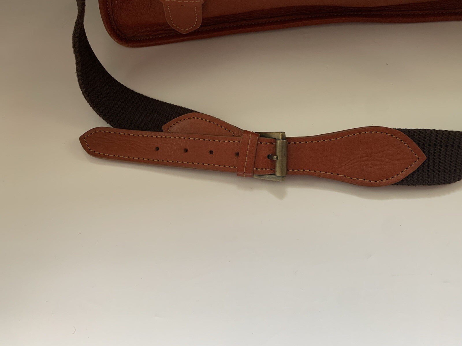 Mulberry Vintage Elkington Briefcase Laptop Bag Crossbody In Natural Leather