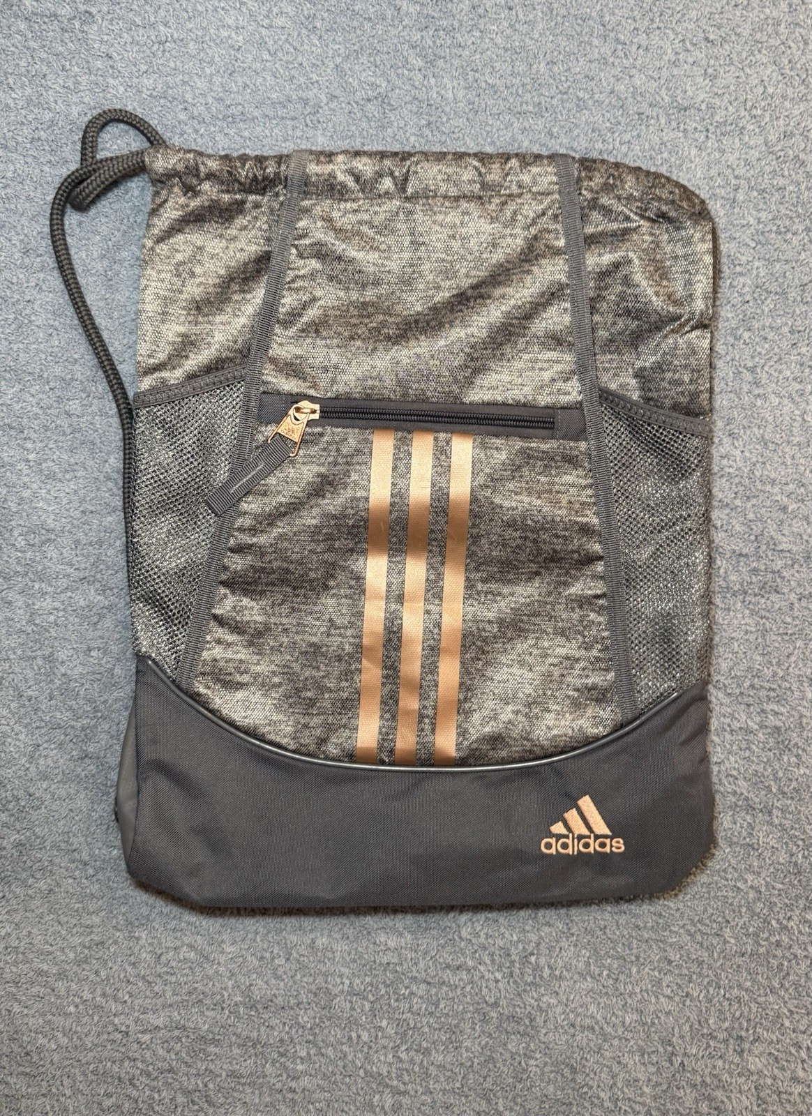 ADIDAS Medi Safe Lined Pocket ALLIANCE II SACKPACK JERSEY ÓNIX/ROSE GOLD