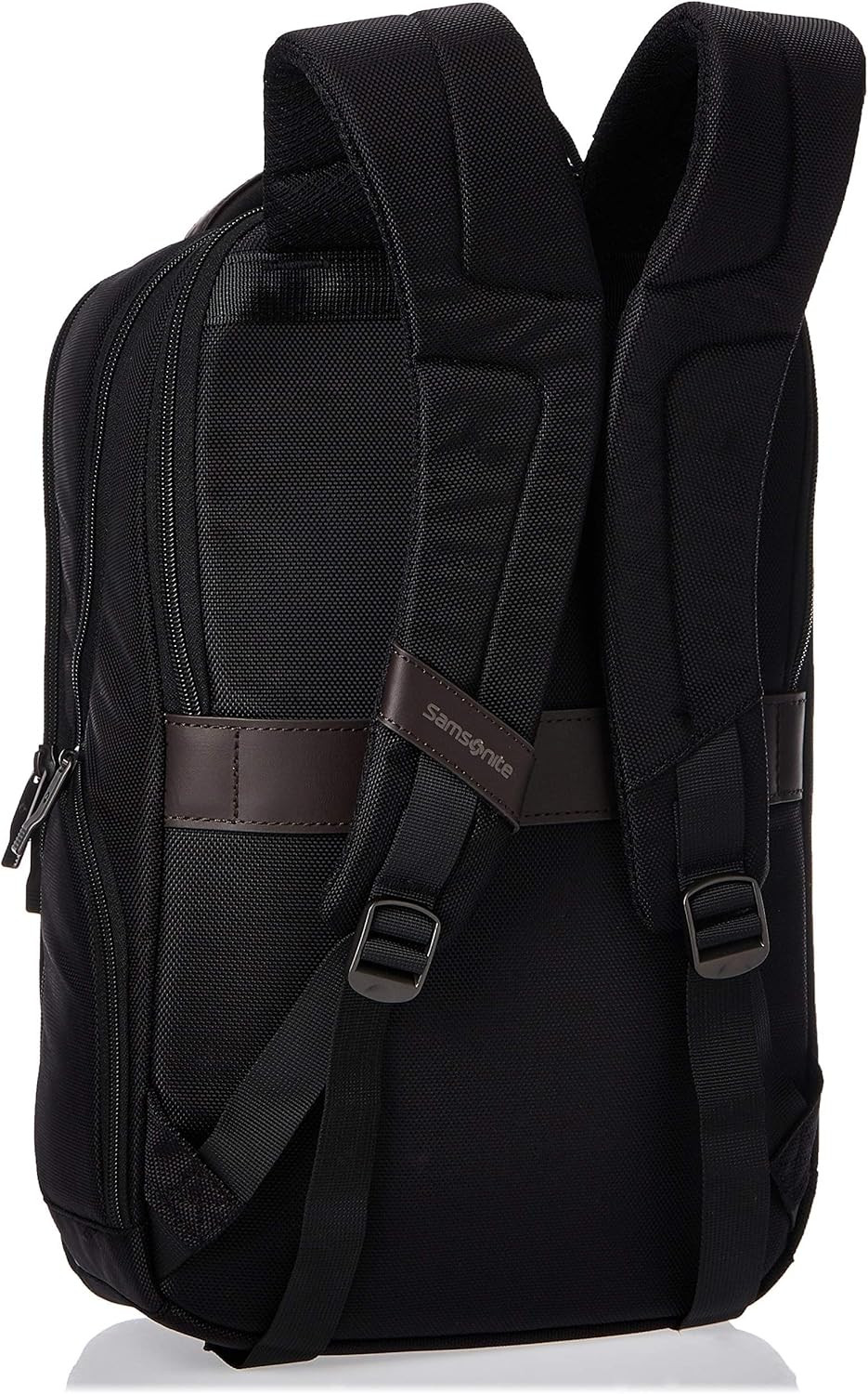 Kombi Business Backpack, Black/Brown, 16.25 X 10.5 X 5-Inch