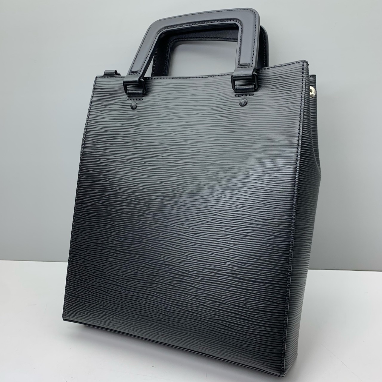 Louis Vuitton Pre-Owned Authentic Sac Tote Shoulder Bag Black 28x25x6.5cm